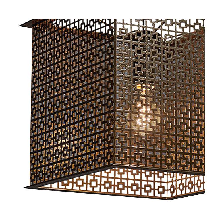 Image 2 UltraLights Clarus 12" Wide Bronze Age LED Retrofit Mini Pendant more views