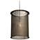 UltraLights Clarus 12" Wide Cast Bronze LED Retrofit Mini Pendant