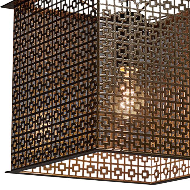 Image 2 UltraLights Clarus 12"W Bronze Age LED Retrofit Mini Pendant Made to O more views