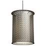 UltraLights Clarus 12"W Empire Bronze and Opal 0-10V LED Mini Pendant