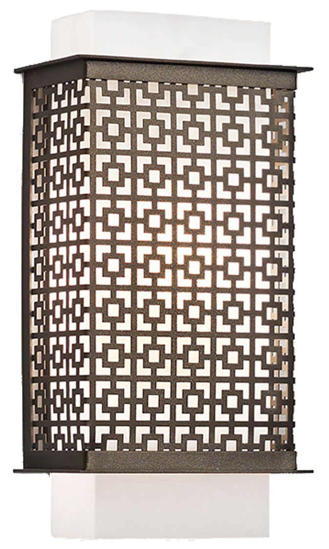 UltraLights Clarus 13 1/2"H Smokey Brass ADA LED Wall Sconce Made to Order