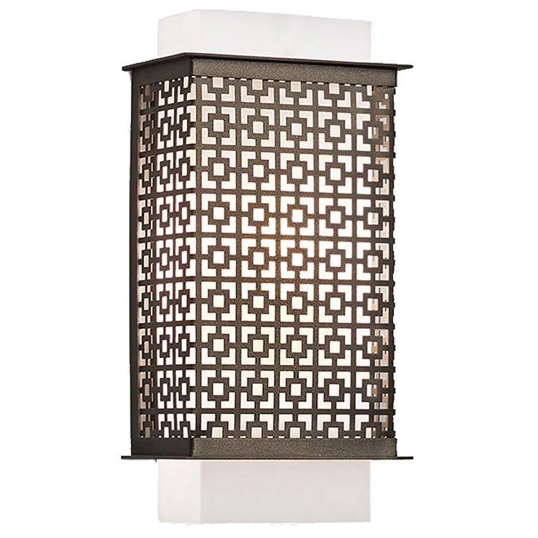 Image 1 UltraLights Clarus 13 1/2" High Chestnut ADA Wall Sconce