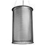UltraLights Clarus 18"W Cast Bronze w/ Opal LED Retrofit Pendant Light