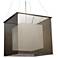 UltraLights Clarus 24" Wide Black 4-Light LED Retrofit Pendant