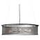 UltraLights Clarus 24" Wide Chrome 4-Light LED Retrofit Pendant