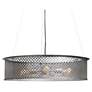 UltraLights Clarus 24" Wide Chrome 4-Light Pendant