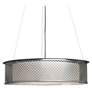 UltraLights Clarus 24" Wide Chrome and Opal 0-10V LED Pendant Light