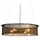 UltraLights Clarus 24" Wide Medieval Bronze 4-Light Pendant