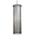 UltraLights Clarus 8" Wide Chrome LED Retrofit Cylinder Mini Pendant