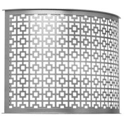 UltraLights Clarus 9" High Smoked Silver and Opal ADA Triac LED Sconce