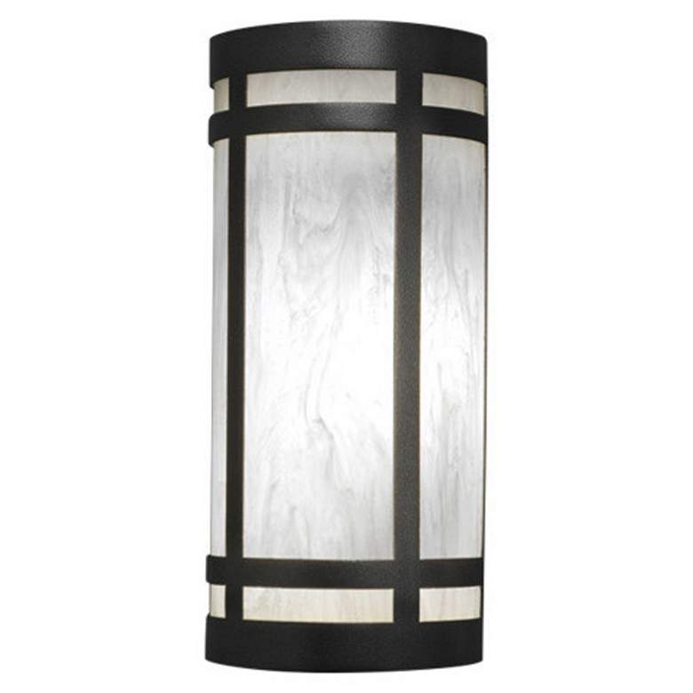 Image 1 UltraLights Classics 11 3/4"H Dark Iron Triac LED Outdoor Wall Light