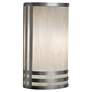 UltraLights Classics 12"H Satin Pewter 0-10V Dimming LED Wall Sconce