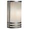 UltraLights Classics 12"H Satin Pewter 0-10V Dimming LED Wall Sconce