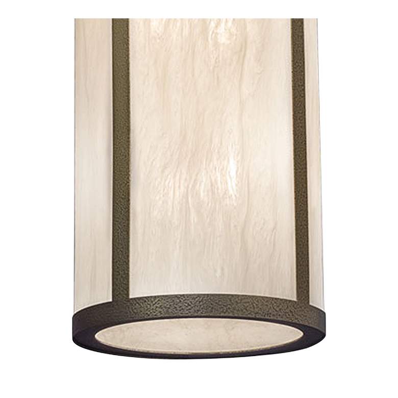 Image 2 UltraLights Classics 12"W Smokey Brass Triac Dimming LED Mini Pendant more views