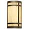 UltraLights Classics 13 3/4" High Bronze Wall Sconce w/ Caramel Onyx