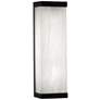 UltraLights Classics 17.75" Black White Swirl Exterior LED Wall Light