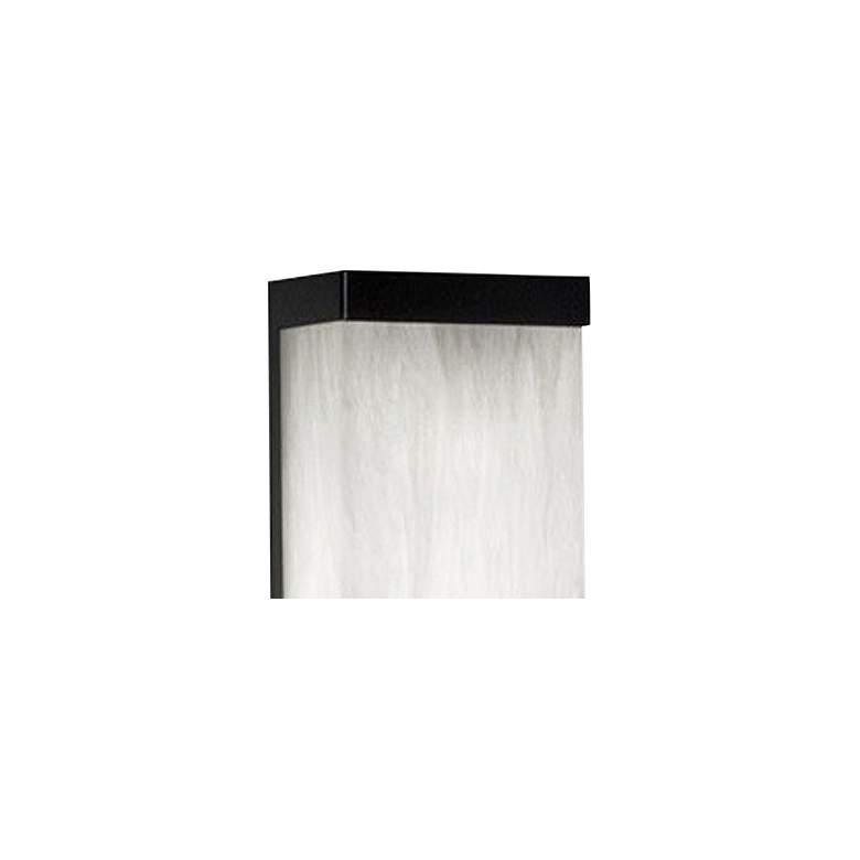 Image 2 UltraLights Classics 17.75 inch Black White Swirl Exterior LED Wall Light more views