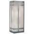 UltraLights Classics 17 3/4" High Chrome and Opal Acrylic Wall Sconce