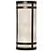 UltraLights Classics 17 3/4"H Bronze Age Faux Alabaster Wall Sconce