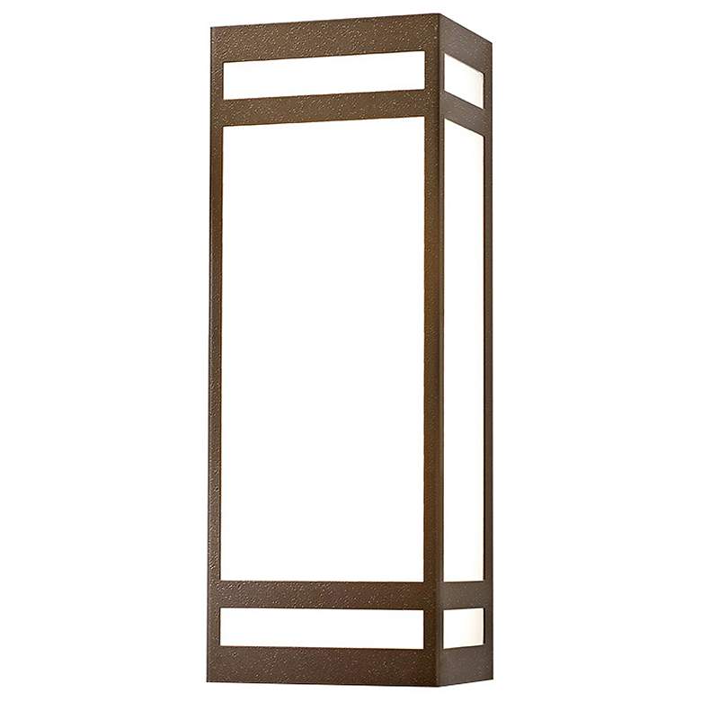 Image 1 UltraLights Classics 17 3/4"H Bronze and Opal LED Retrofit Wall Sconce