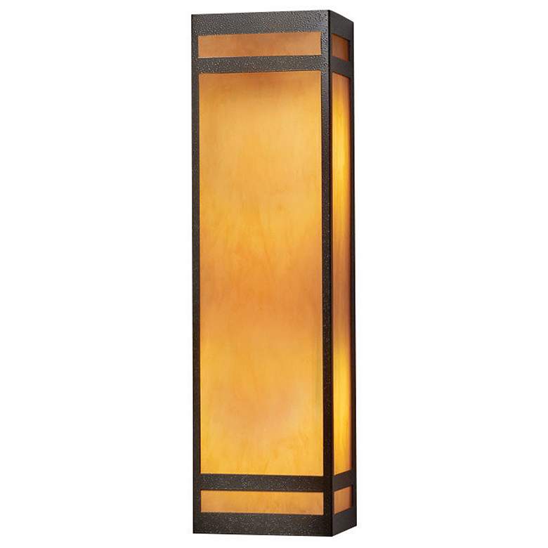 Image 1 UltraLights Classics 23 3/4"H Bronze Age Triac LED Outdoor Wall Light