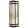 UltraLights Classics 23 3/4"H Dark Iron w/ Faux Alabaster Wall Sconce