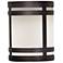 UltraLights Classics 9 3/4" High Chestnut and Opal Outdoor Wall Light