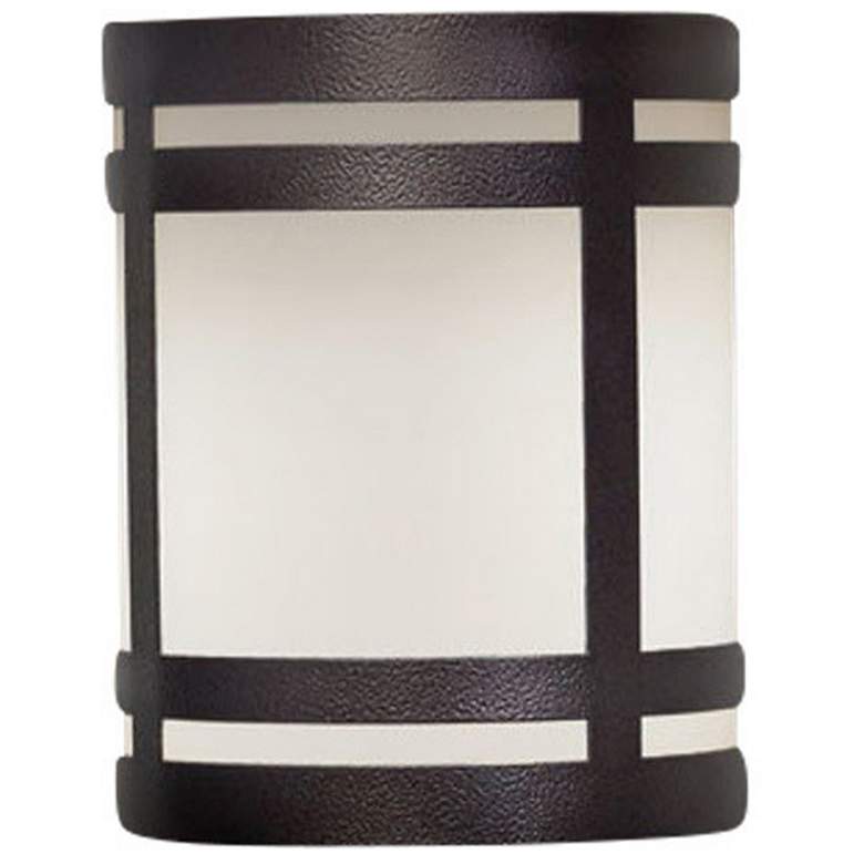 Image 1 UltraLights Classics 9 3/4" High Chestnut Triac LED Wall Sconce