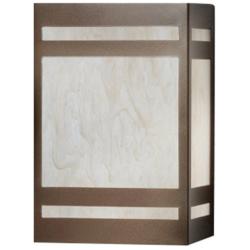 UltraLights Classics 9 3/4" High Medieval Bronze 0-10V LED Wall Sconce