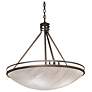 UltraLights Compass 24" Wide Cast Bronze TRIAC LED Pendant Light