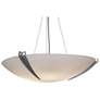 UltraLights Compass 24" Wide Smoked Silver TRIAC LED Pendant Light