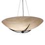 1_UltraLights Compass 30"W Dark Iron and Faux Alabaster Pendant Light