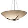 UltraLights Compass 30"W Dark Iron and Faux Alabaster Pendant Light