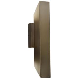 UltraLights Cylo 19 1/2" High Brass and Opal LED Outdoor Wall Light UltraLights Cylo 19 1/2" High Brass and Opal LED Outdoor Wall Light