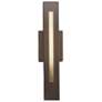 UltraLights Cylo 19 1/2" High Bronze Age 0-10V LED Outdoor Wall Light
