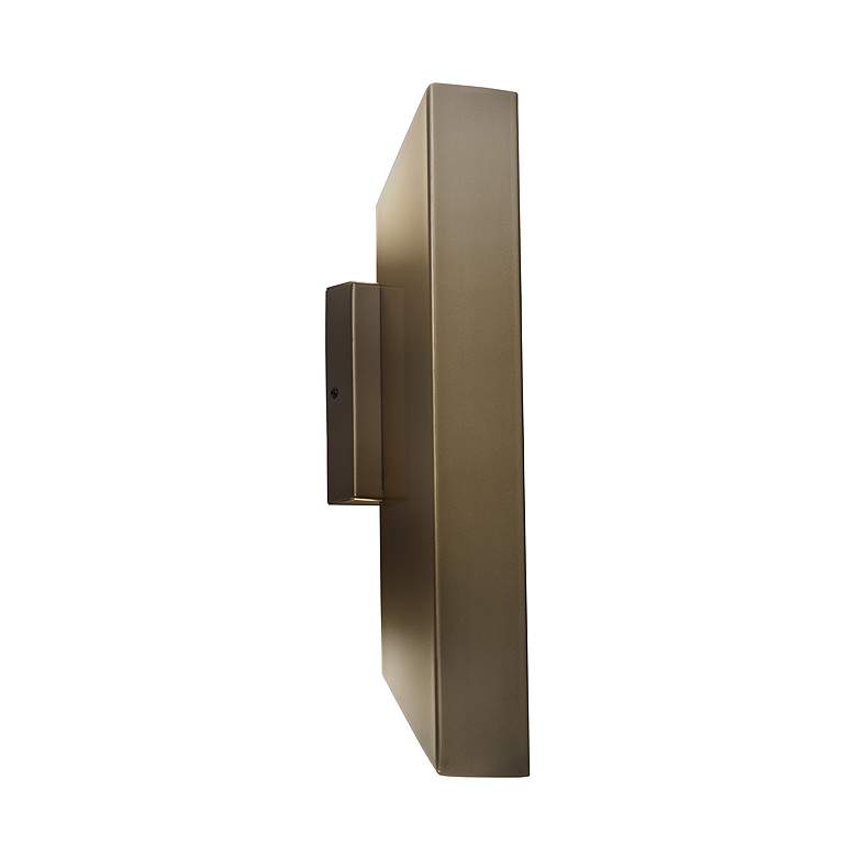 Image 1 UltraLights Cylo 19 1/2" High New Brass 0-10V LED Outdoor Wall Light