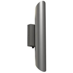 UltraLights Cylo 19 1/2" High Satin Pewter ADA 0-10V LED Wall Sconce