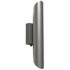 UltraLights Cylo 19 1/2" High Satin Pewter LED Outdoor Wall Light