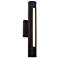 UltraLights Cylo 19 1/2"H Black Pearl and Opal Acrylic ADA LED Sconce