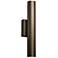 UltraLights Cylo 19 1/2"H Cast Bronze and Opal ADA LED Retrofit Sconce