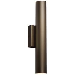 UltraLights Cylo 19 1/2"H Cast Bronze and Opal ADA LED Retrofit Sconce