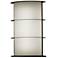 UltraLights Ellipse 15" High Black 0-10V LED Wall Sconce