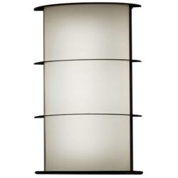 UltraLights Ellipse 15" High Black LED Retrofit Wall Sconce
