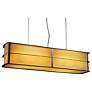 UltraLights Ellipse 47" Wide Medieval Bronze 0-10V LED Pendant Light