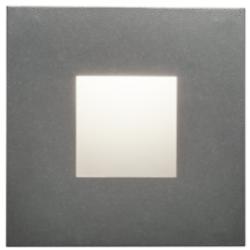 UltraLights Eo 12" High Smoked Silver and Opal ADA Triac LED Sconce