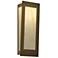 UltraLights Eo 18"H New Brass and Caramel Onyx ADA 0-10V LED Sconce