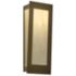 UltraLights Eo 18"H New Brass and Caramel Onyx ADA Triac LED Sconce