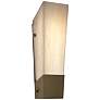 UltraLights Eo 18"H New Brass and Faux Alabaster ADA Triac LED Sconce