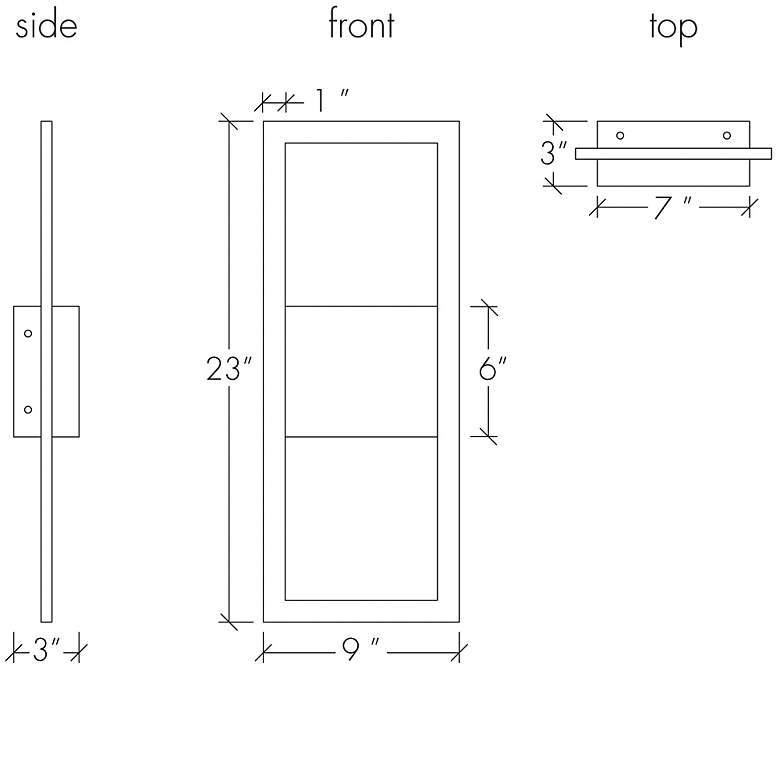 Image 4 UltraLights Eo 23" High Chrome and Opal ADA Triac LED Wall Sconce more views