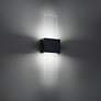 6_UltraLights Eo 23" High Smoked Silver Triac LED Wall Sconce more views